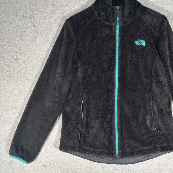 The North Face Osito 2 Full Zip Fleece Jacket Women Size S Black Hiking Outdoors - Picture 4 of 13